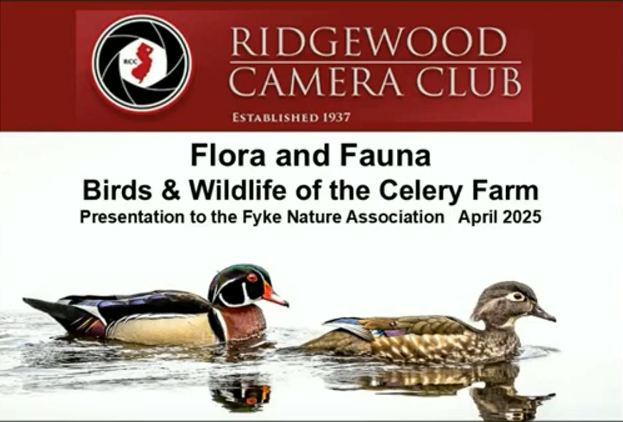 Ridgewood Camera Club Presentation